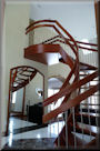 11' HT series in Mahogany with double top rails and stainless balusters